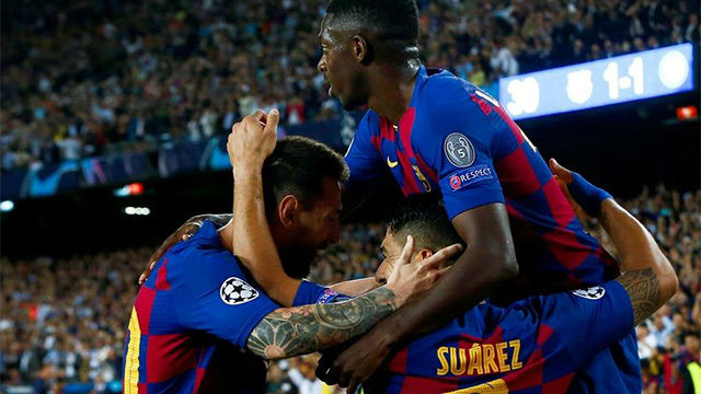 Messi và Pique bàn chiến thuật giúp Barca ngược dòng thắng Inter