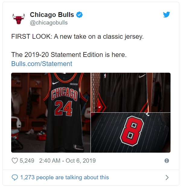 Chicago Bulls hồi sinh áo đấu kỉ nguyên Michael Jordan Chicago Bulls hồi sinh áo đấu kỉ nguyên Michael Jordan
