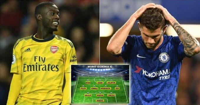 Bom tấn Arsenal và Chelsea lọt đội hình tân binh tệ nhất Ngoại hạng Anh