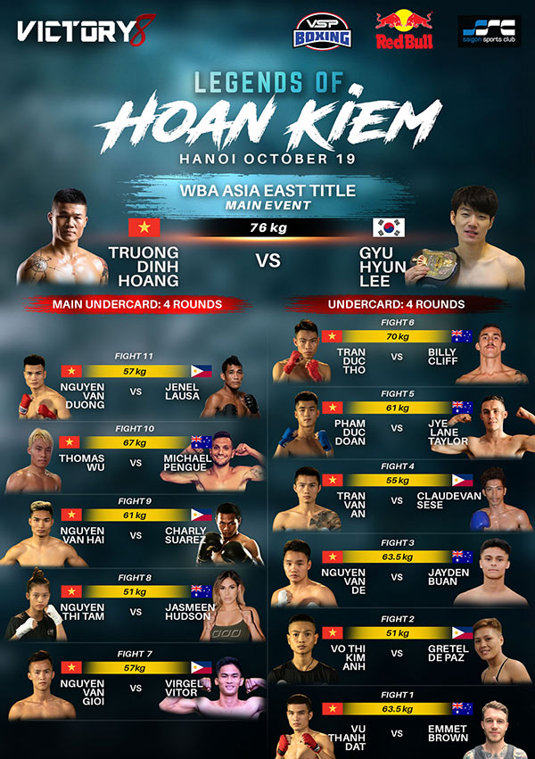 Cung Lê sẽ về ‘dạy võ Việt Nam’ bên lề sự kiện Victory 8 sắp tới Cung Lê sẽ về ‘dạy võ Việt Nam’ bên lề sự kiện Victory 8 sắp tới