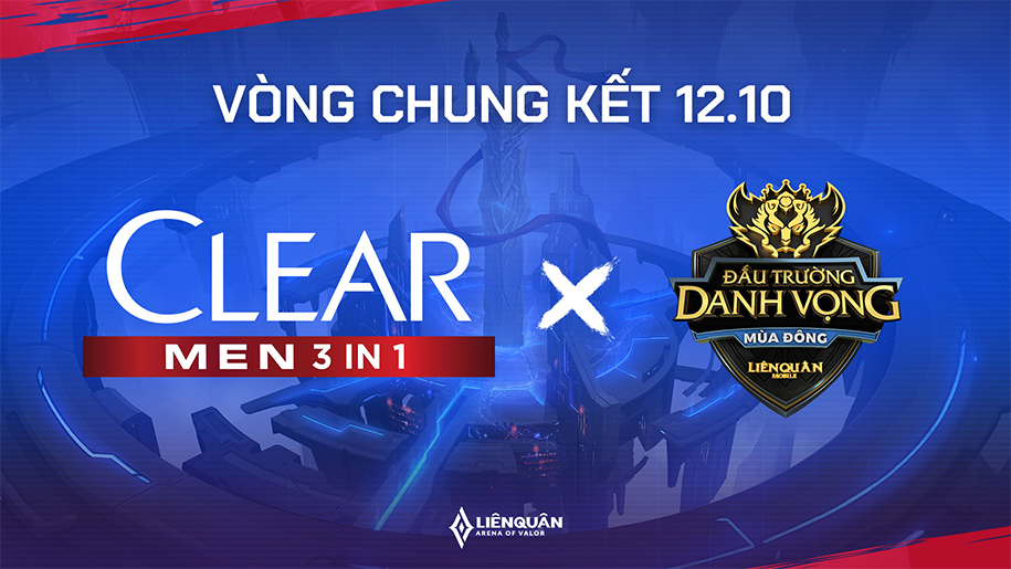 Clear Men chính thức tài trợ cho VCK Đấu Trường Danh Vọng Mùa Đông 2019