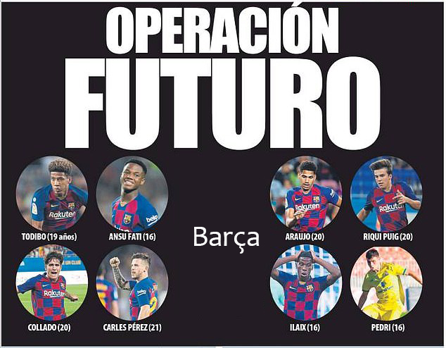 Ansu Fati và 8 viên ngọc của Barca sẵn sàng tiếp bước Messi