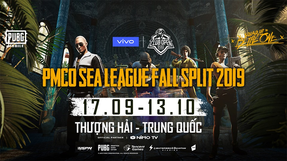 Trực tiếp PMCO SEA League Mùa Thu 2019 ngày 11/10