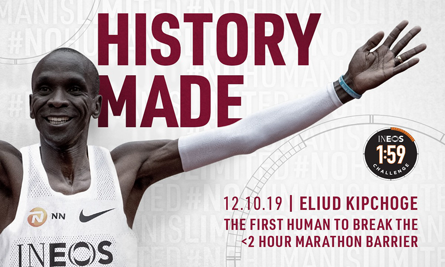 Chùm ảnh siêu ấn tượng Eliud Kipchoge chinh phục Thử thách chạy marathon dưới 2 giờ Chùm ảnh siêu ấn tượng Eliud Kipchoge chinh phục Thử thách chạy marathon dưới 2 giờ