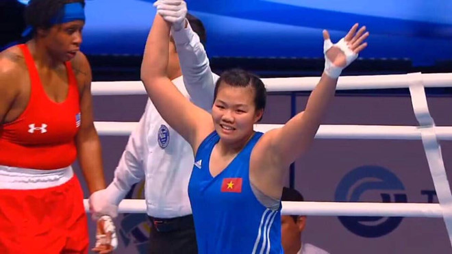 Nguyễn Thị Hương giành Huy chương Đồng lịch sử tại giải boxing thế giới