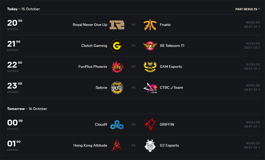 Lịch thi đấu vòng bảng CKTG 2019 ngày 4 (15/10): GAM vs FPX