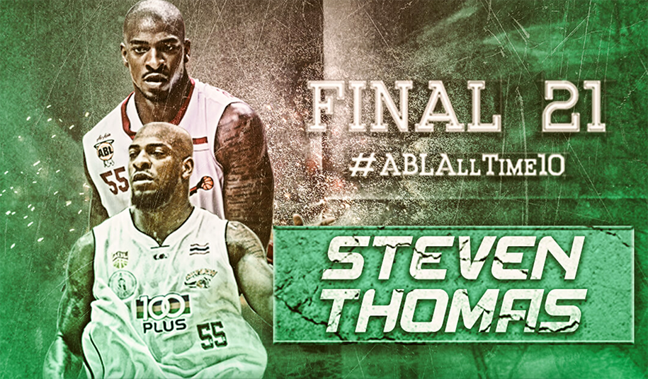 Thư viện 10 huyền thoại ABL: Steven Thomas, "quái vật" dưới bảng rổ của ABL