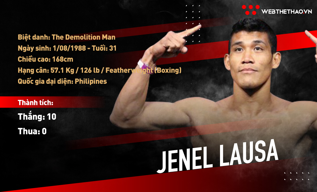 Jenel Lausa, tay đấm sẽ so tài với Nguyễn Văn Đương tại Victory 8 là ai?