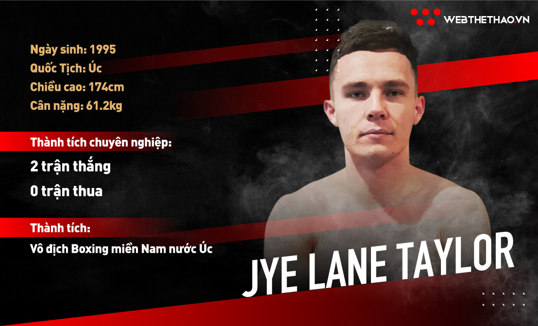 Võ sĩ Jye Lane Taylor sẽ xuất hiện tại Victory 8 là ai?