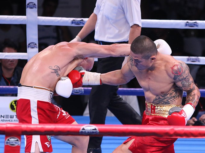 Toàn cảnh buổi Weigh-In Victory 8 Boxing Huyền Thoại Hoàn Kiếm, nóng muốn cháy khán đài
