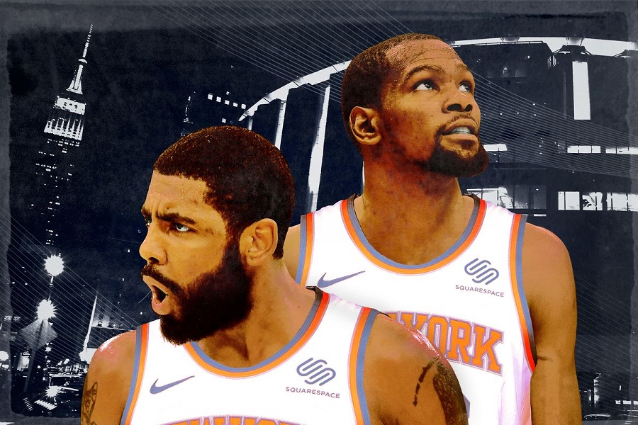 New York Knicks đã rất "tuyệt vọng" khi Durant và Irving gia nhập Nets