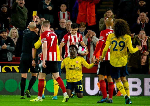 Arsenal thua Sheffield Utd vì bị từ chối 2 quả phạt đền gây tranh cãi
