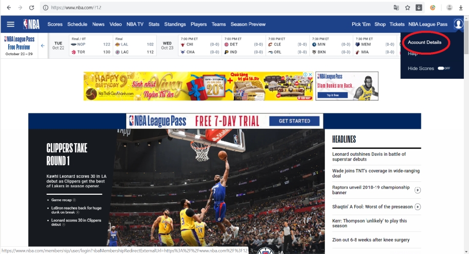 Xem trực tiếp NBA thế nào, ở đâu? Xem trực tiếp NBA thế nào, ở đâu?