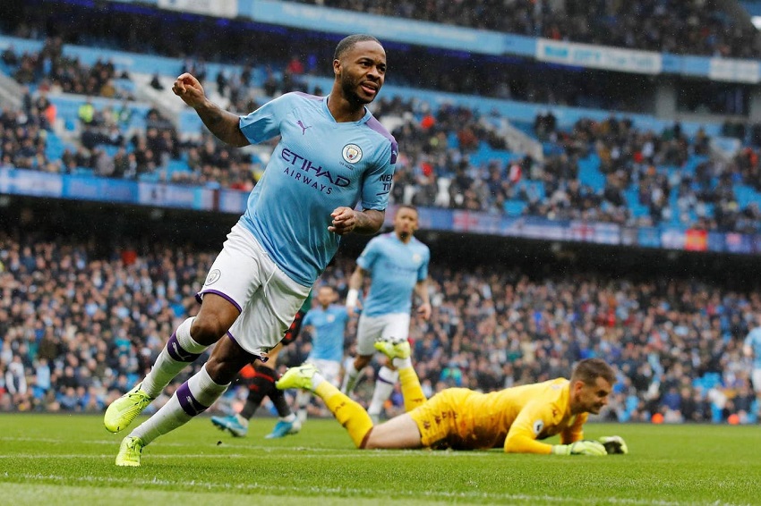 Sterling bắt kịp số bàn thắng của Messi trong năm 2019