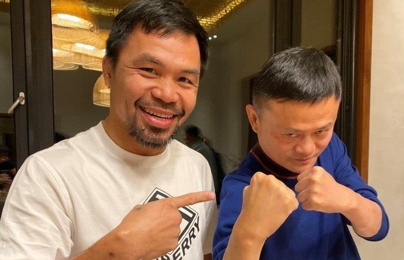 Manny Pacquiao cùng tỉ phú Jack Ma cà khịa Mayweather