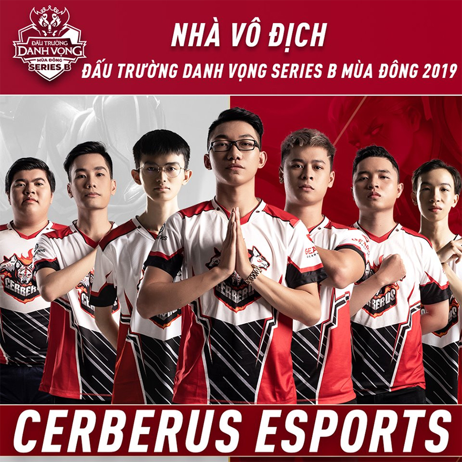 Đánh bại ADN, Cerberus Esports vô địch Đấu Trường Danh Vọng Mùa Đông Series B