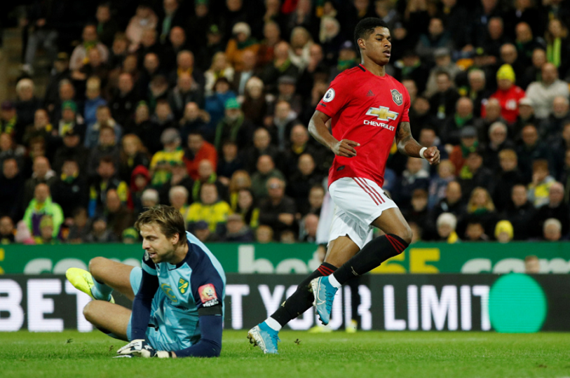 Rashford tham gia ghi bàn ở Ngoại hạng Anh ngang bằng Salah, Mane và Sterling