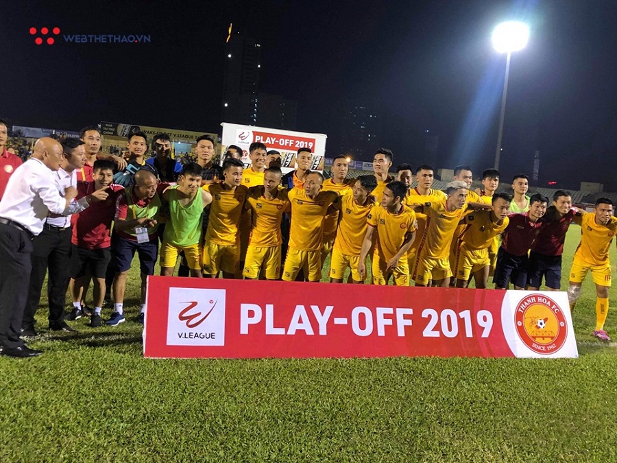 Thanh Hóa vỡ òa cảm xúc trong ngày chính thức trụ hạng V.League