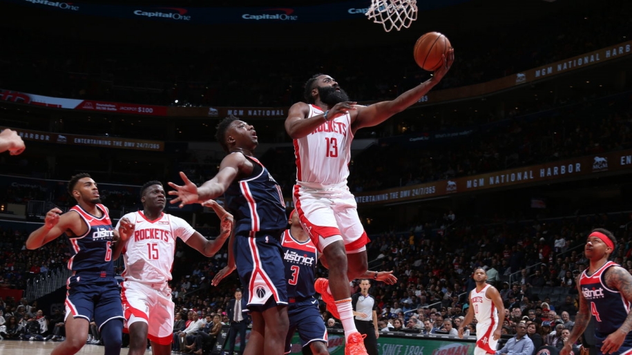 James Harden ghi 59 điểm, Houston Rockets và Washington Wizards lập kỷ lục