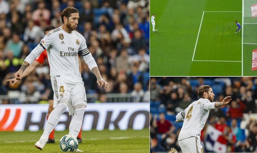 Sergio Ramos sánh ngang Messi với thành tích ghi bàn cho Real Madrid