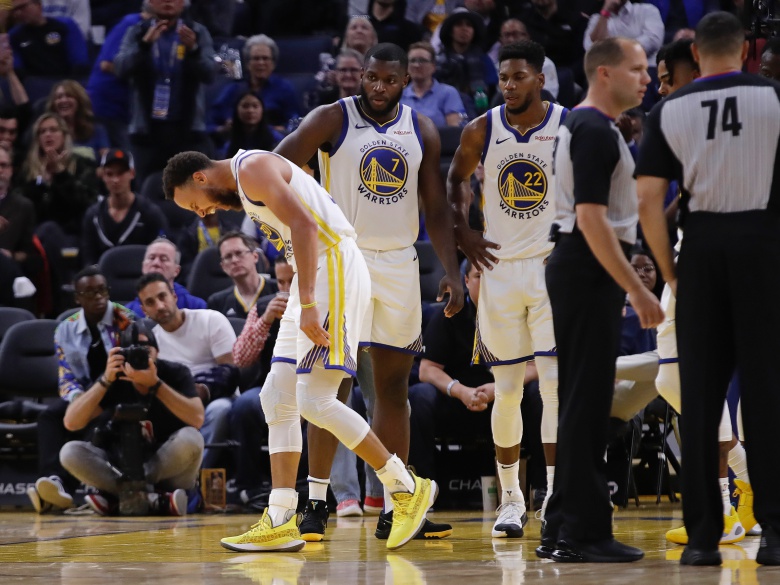 Steph Curry gãy tay, Golden State Warriors lâm nguy