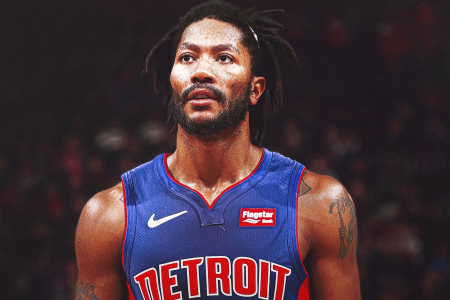 HLV Detroit Pistons: Thật sự rất khó để không dùng Derrick Rose thoải mái
