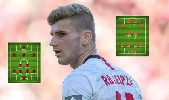 Đội hình MU và Liverpool sẽ thế nào nếu có Werner?