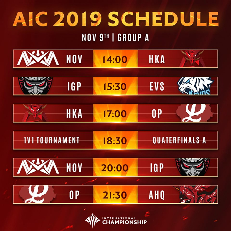 Kết quả AIC Liên quân 2019 ngày 5/11: Tạm hoãn vì sự cố