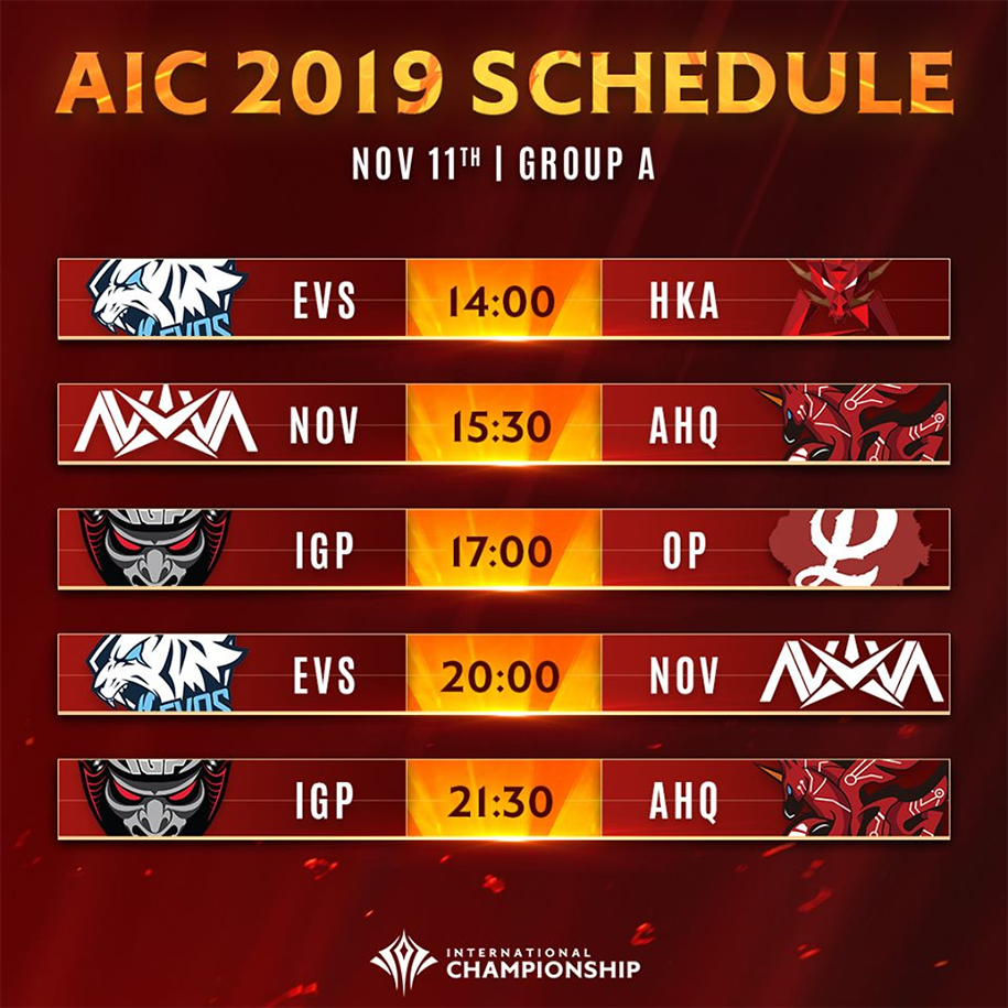 Kết quả AIC Liên quân 2019 ngày 5/11: Tạm hoãn vì sự cố