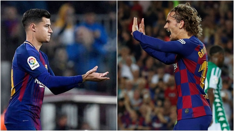 Chỉ số ở Barca cho thấy Griezmann không khá hơn Coutinho
