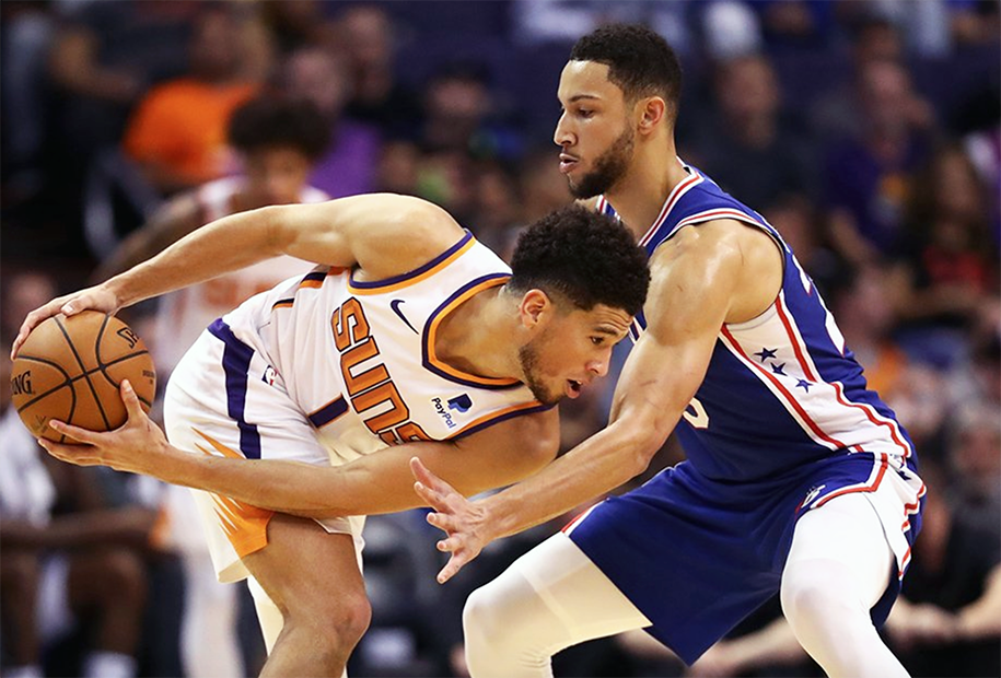 Devin Booker "cháy" như một All-Star, mạch bất bại của 76ers bị chặn đứng