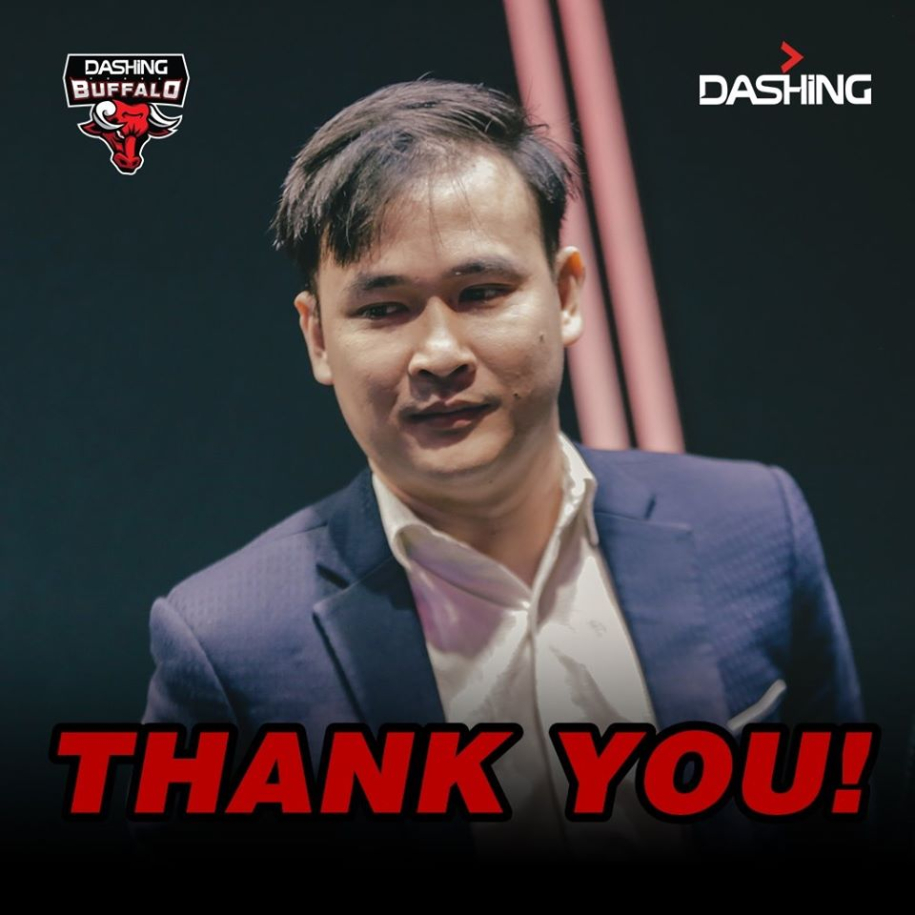 HLV Ling Cao Thủ rời Dashing Buffalo sau 6 tháng gắn bó