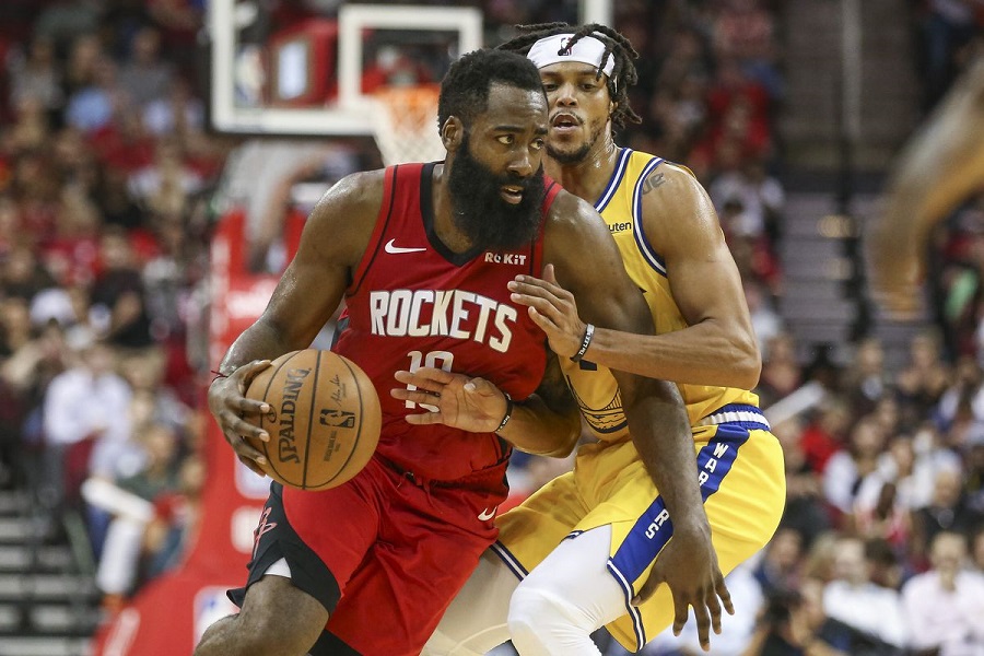James Harden vững vàng phong độ, Rockets nhẹ nhàng vượt qua Warriors