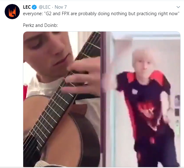 G2 Perkz muốn phá giấc ngủ của FPX Doinb trước thềm chung kết CKTG 2019