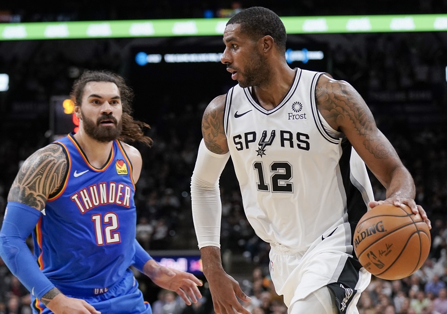 "Big man" LaMarcus Aldrige gồng gánh Spurs vượt qua Thunder