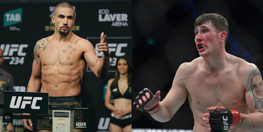 Darren Till và Robert Whittaker lên lịch thượng đài