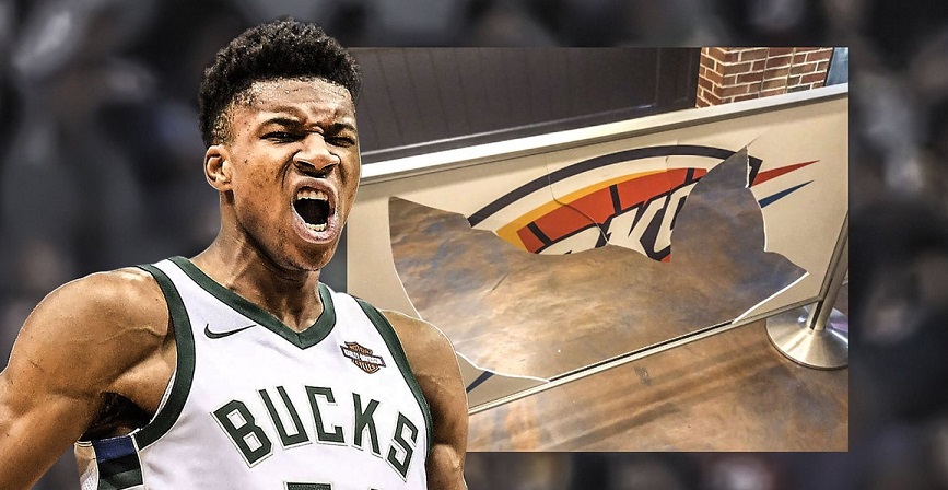 Antetokounmpo hứa đền bù sau khi đập phá sân của OKC