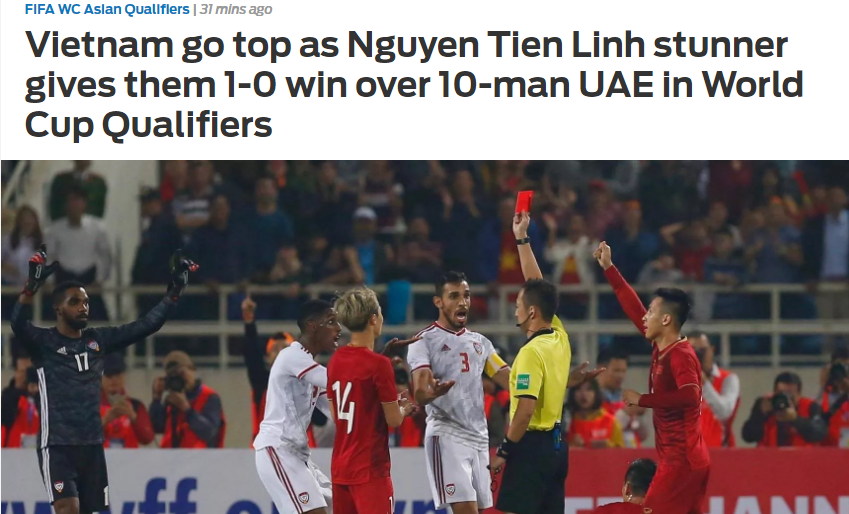 Báo châu Á nói gì về ĐT Việt Nam sau trận đấu với UAE?