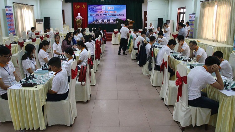 Hấp dẫn giải vô địch cờ vua đấu thủ mạnh toàn quốc năm 2019