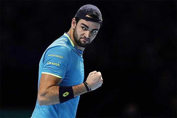 Kết quả quần vợt hôm nay, 14/11: Berrettini đi vào lịch sử