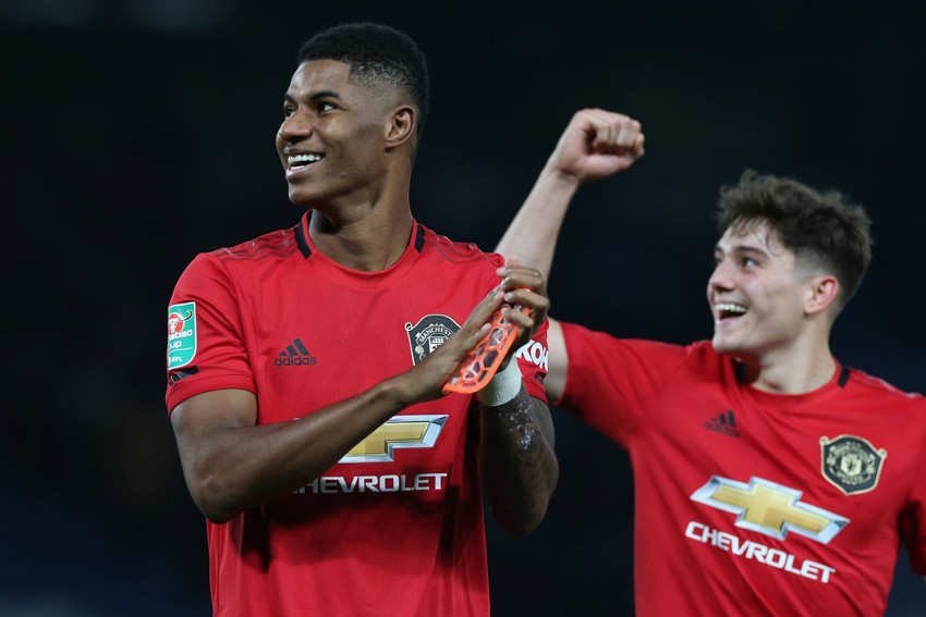Rashford và Daniel James trong top chạy nhanh nhất của MU