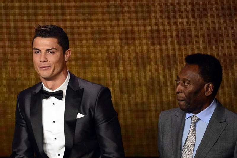Ronaldo đáp trả thách thức ghi bàn của Vua bóng đá Pele