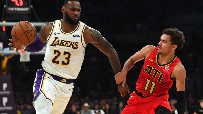 LA Lakers sớm nóng máy, hành hạ Atlanta Hawks tại Staples Center
