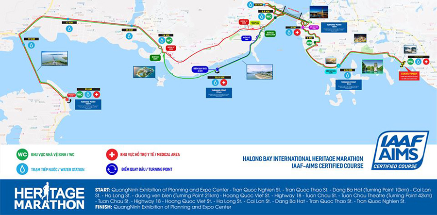 Ha Long Bay International Heritage Marathon 2019 tung quyền lợi cực hấp dẫn cho VĐV