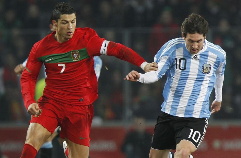 Sự khác biệt lớn giữa Messi và Ronaldo về các bàn thắng cho đội tuyển