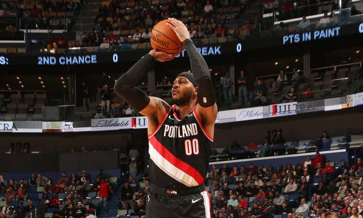 Ngay khi đặt bút ký, Blazers đã muốn Carmelo Anthony trong đội hình xuất phát