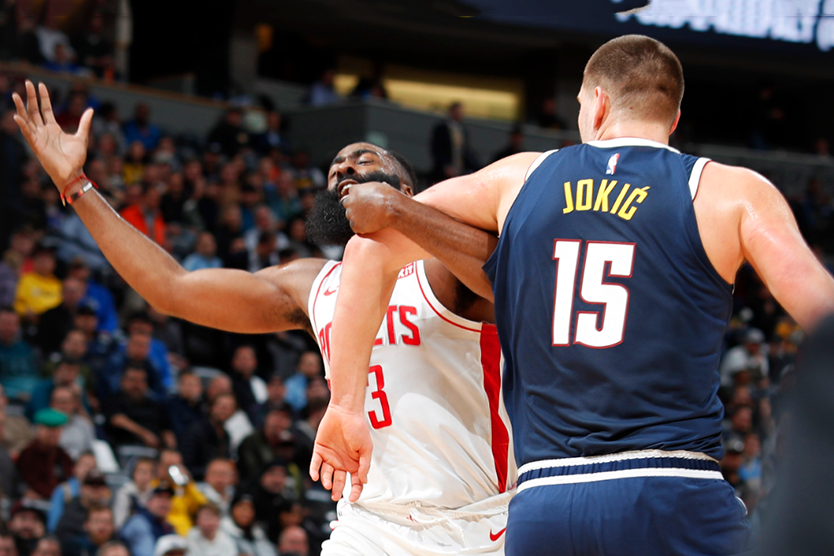 Khoá chặt James Harden, Denver Nuggets bẻ gãy chuỗi bất bại của Houston Rockets