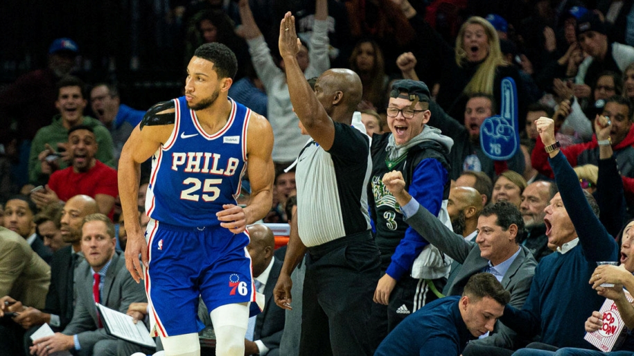 Chỉ số ném 3 điểm của Ben Simmons tăng vùn vụt trong NBA 2K20