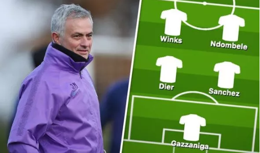 Đội hình Tottenham sẽ thế nào khi Mourinho ra mắt trận đầu tiên?