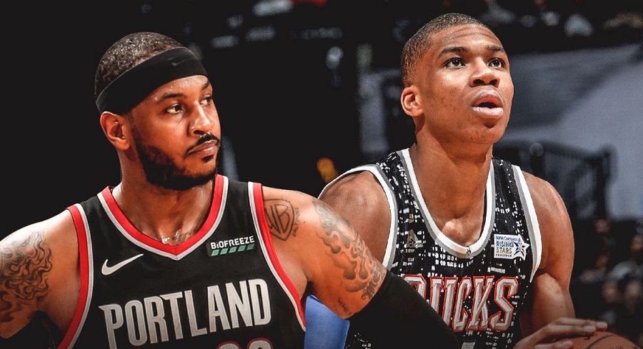6 năm nhìn lại hành trình hoán đổi thú vị giữa Antetokounmpo và Carmelo Anthony
